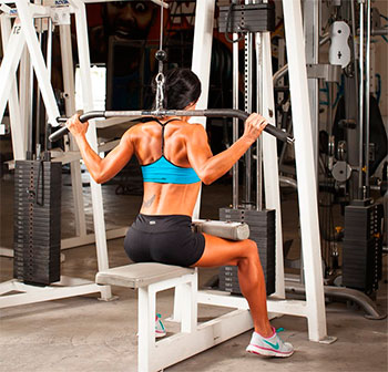 Pull-Dows para queimar gordura nas costas