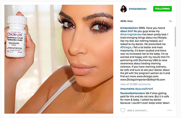 Kim Kardashian é uma das celebridades que mais ganham dinheiro no Instagram